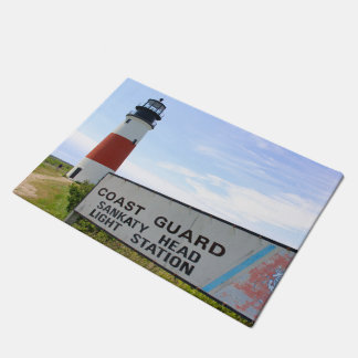 Sankaty Head Lighthouse, Nantucket MA Door Mat Fußmatte