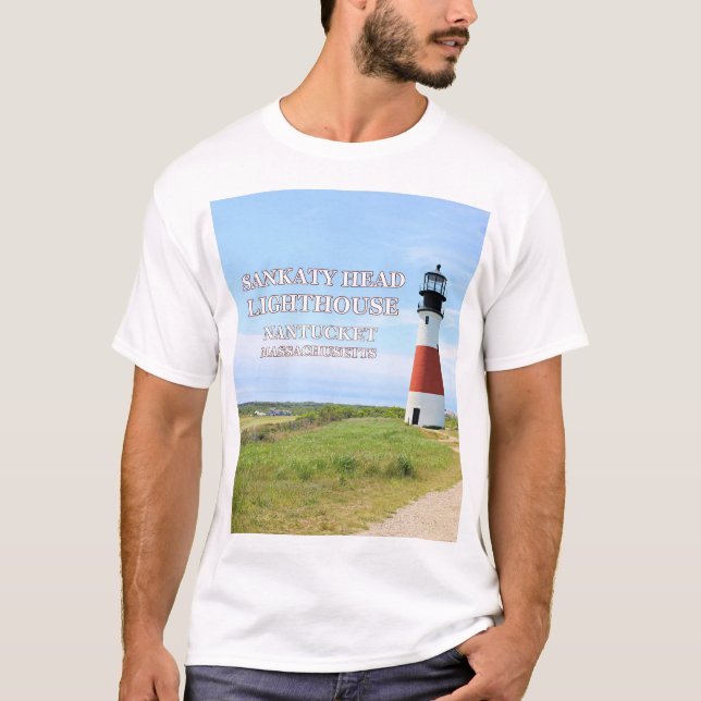 Sankaty Head Lighthouse, Nantucket MA T - Shirt (Vorderseite)