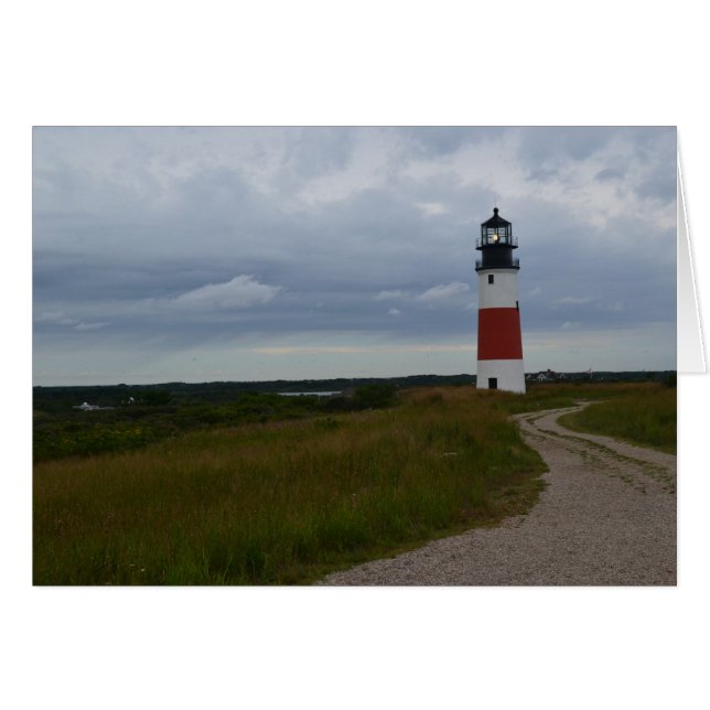 Sankaty Lighthouse Card (Vorderseite (Horizontal))