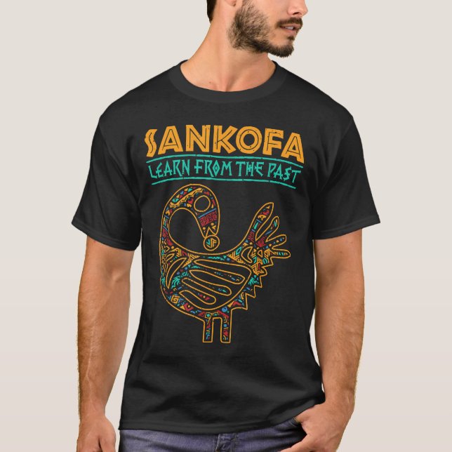 Sankofa African Bird Juneteenth T-Sh T-Shirt (Vorderseite)