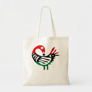Sankofa African Bird Pan African Flag Pride Junete Tragetasche