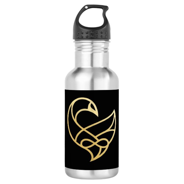 Sankofa Ascension SanKofa Vogel Edelstahlflasche (Vorderseite)
