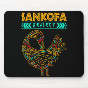 Sankofa Black History Afro Afrikanischer Stolz Män Mousepad