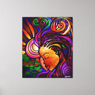 Sankofa (gepanzerte Canvas) Leinwanddruck