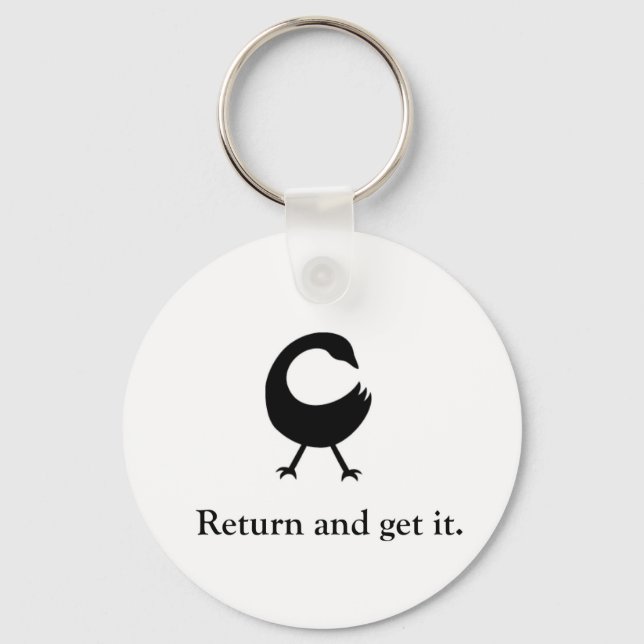 Sankofa kehrt zurück und holt es. schlüsselanhänger (Vorderseite)