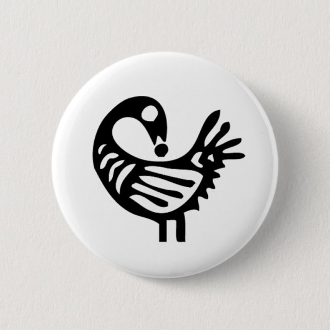 Sankofa Knopf Button (Vorderseite)