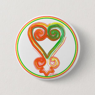 Sankofa Knopf Button