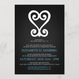 Sankofa   lernen dem Party von des Einladung