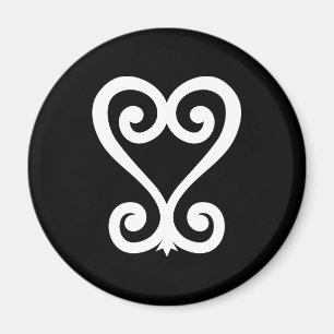 Sankofa   Rückkehr und erhält ihm - Adinkra Symb Magnet