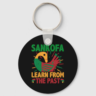Sankofa-Symbol und Adinkra Ghana für die schwarze  Schlüsselanhänger