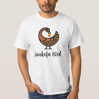 Sankofa-Vogel-Adinkra-Symbol-T-Shirt T-Shirt