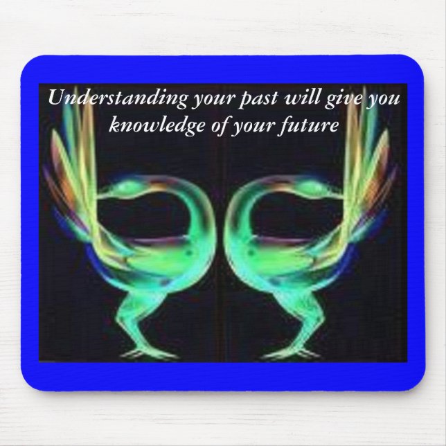 Sankofa Vögel Mousepad (Vorne)