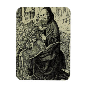 Sankt Ägidius der Einsiedler Magnet