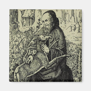 Sankt Ägidius der Einsiedler Magnet