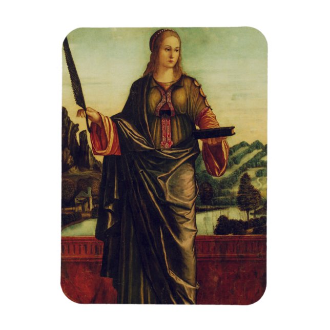Sankt Anastasia von Rom Magnet (Vertikal)