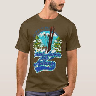 Sankt Anton am Arlberg Österreich Skifahren T-Shirt