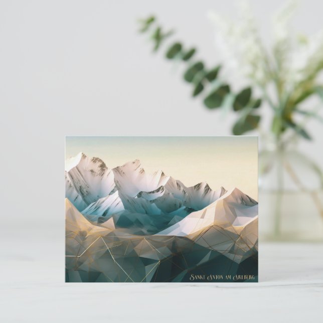 Sankt Anton am Arlberg Postkarte (Stehend Vorderseite)