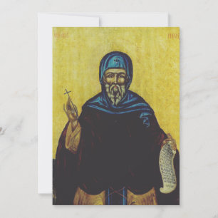 Sankt Antonius von Ägypten Feiertagskarte