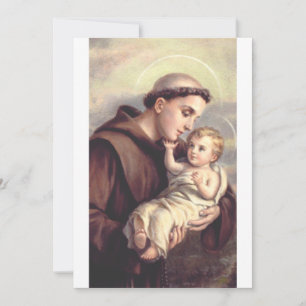 Sankt Antonius von Padua Dankeskarte