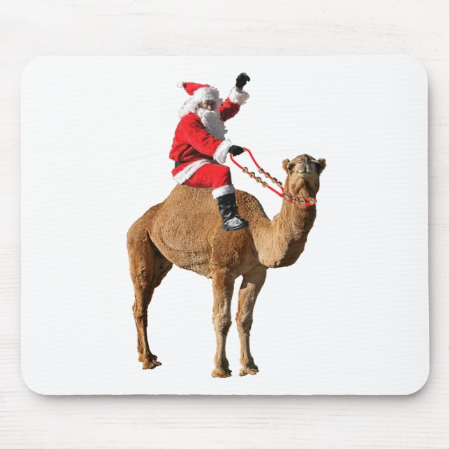 Sankt auf Kamel-Weihnachten Mousepad (Vorne)