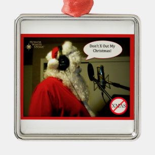 Sankt auf mic-Verzierung Silbernes Ornament