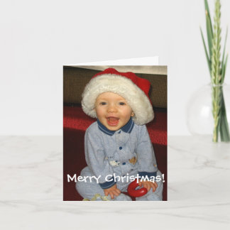 Sankt-Baby-Weihnachtskarte Feiertagskarte