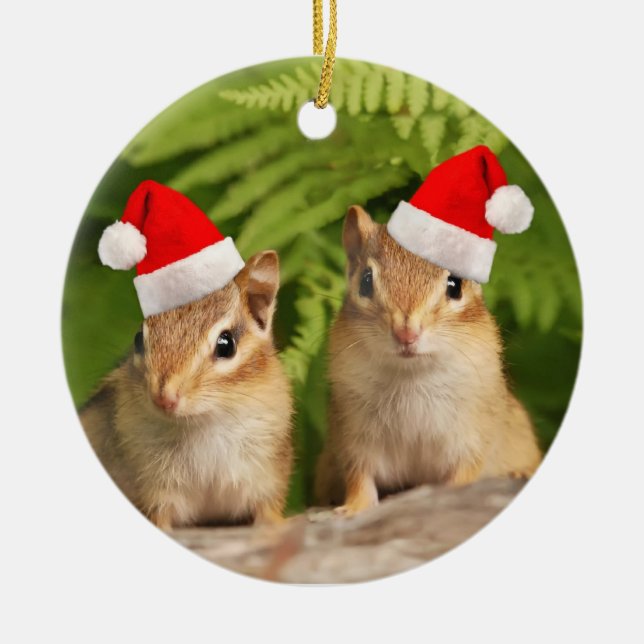 Sankt-BabyChipmunks Keramikornament (Vorne)
