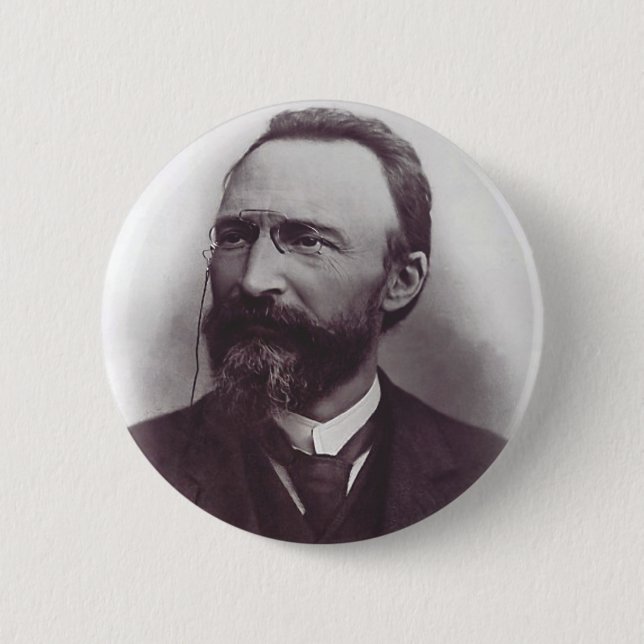 Sankt Bartolo Longo Apostel des Rosenkranzes Button (Vorderseite)