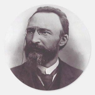 Sankt Bartolo Longo Apostel des Rosenkranzes Runder Aufkleber