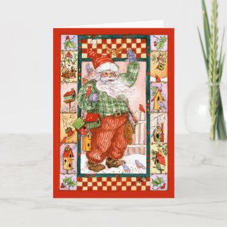 SANKT BIRDHOUSES FEIERTAGSKARTE