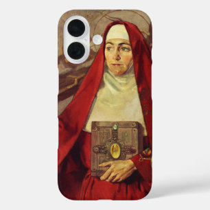 Sankt Brigida von Kildare keltische Flamme Sakrale iPhone 16 Hülle