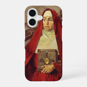 Sankt Brigida von Kildare keltische Flamme Sakrale iPhone 16 Hülle