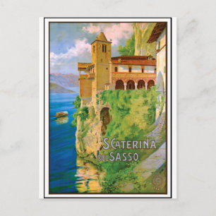 Sankt Caterina Del Sasso, Kloster, Italien Postkarte