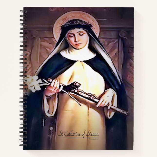 Sankt Catherine von Siena Notizbuch (Vorderseite)