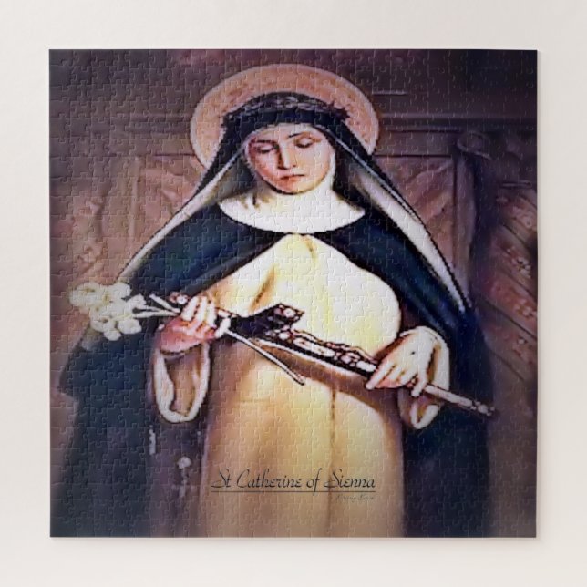 Sankt Catherine von Siena Puzzle (Vertikal)