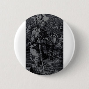 Sankt Christophorus wird von Christen verehrt Button