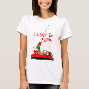 Sankt das Seemann-Segeln am Weihnachten T-Shirt