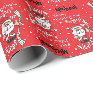 Sankt definieren freches oder Nizza   Weihnachten Geschenkpapier