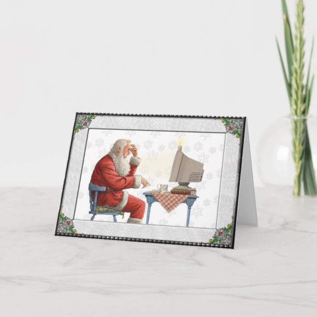 Sankt des 21. Jahrhunderts Feiertagskarte (Vorderseite)