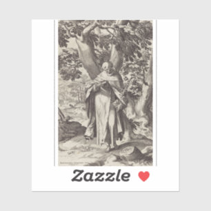 Sankt Dominikus kastilischer katholischer Priester Aufkleber