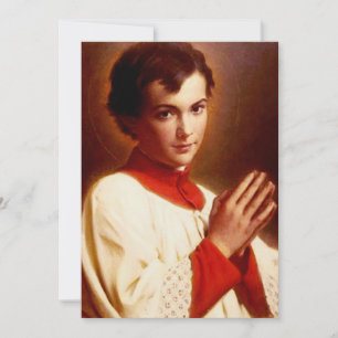 Sankt Dominikus Savio Feiertagskarte