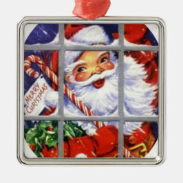 Sankt durch die Fenster-Scheiben Ornament Aus Metall