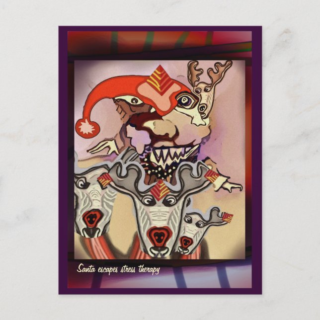 Sankt-Entweichendrucktherapie Feiertagspostkarte (Vorderseite)