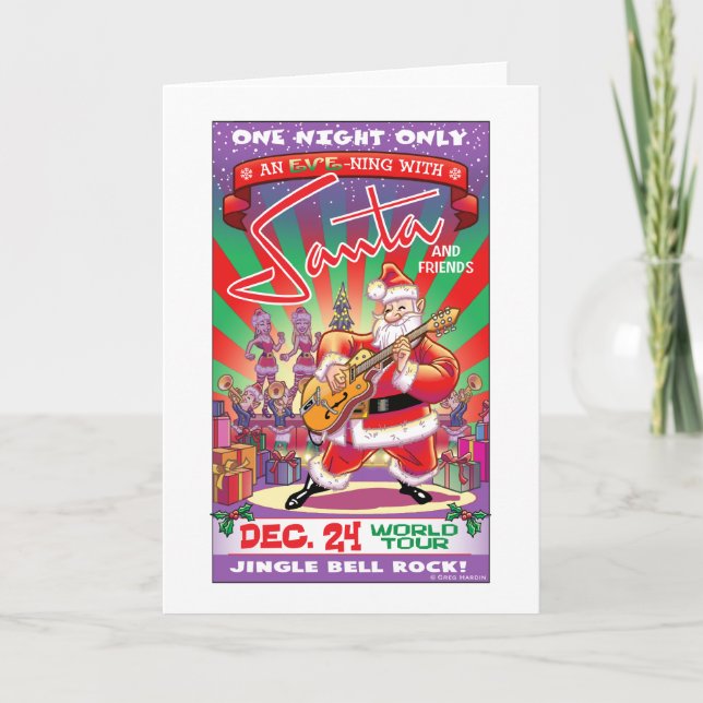 Sankt-Felsen! Feiertagskarte (Vorderseite)