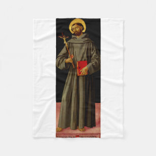 Sankt Franziskus von Assisi von Antoniazzo Romano Fleecedecke