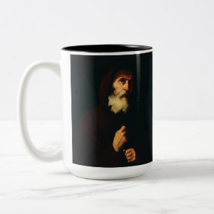 Sankt Franziskus von Paola Zweifarbige Tasse