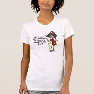Sankt frecher Jungen-Liste T-Shirt