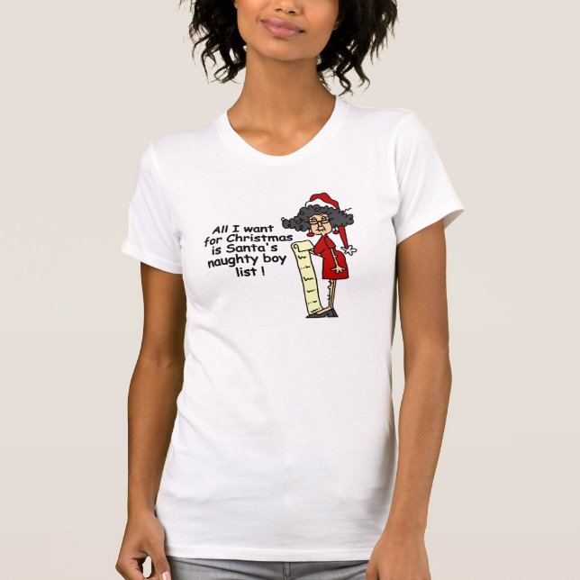 Sankt frecher Jungen-Liste T-Shirt (Vorderseite)