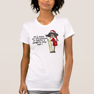 Sankt frecher Jungen-Liste T-Shirt