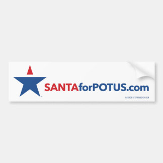 "Sankt für Potus" 11" x 3" Autoaufkleber